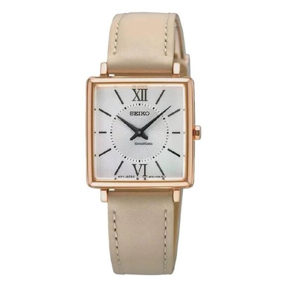 NWT Authentic Seiko Conceptual Quartz White Dial Women's Watch - Picture 1 of 3